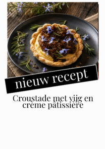Croustade met vijg en crème pâtissière
